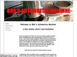 Sites similar to bobsautomotivemachine.com