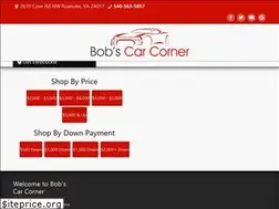 Sites similar to bobscarcorner.com