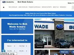 Sites similar to bobwadesubaru.com
