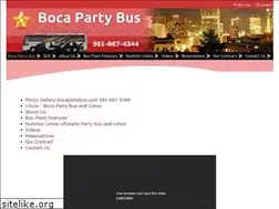 Sites similar to bocapartybus.com