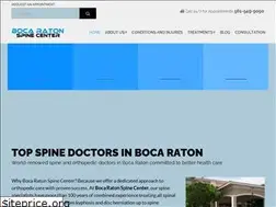 Sites similar to bocaratonspinecenter.com