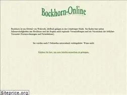 Sites similar to bockhorn-online.de