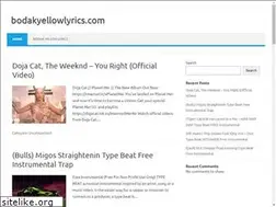 Sites similar to bodakyellowlyrics.com
