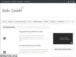 Sites similar to bodasecuador.com