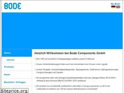 Sites similar to bode-components.com