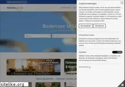 Sites similar to bodenseeurlaub.de