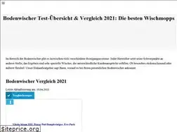 Sites similar to bodenwischertest.de