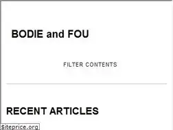 Sites similar to bodieandfou.com