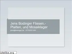 Sites similar to bodinger.de