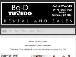 Sites similar to bodtuxedo.com