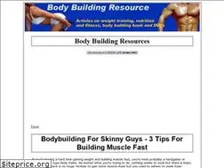 Sites similar to body-building-resource.com