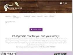 Sites similar to bodyandbalancechiropractic.com