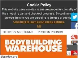 Sites similar to bodybuildingwarehouse.co.uk