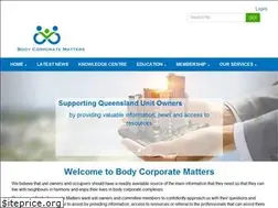Sites similar to bodycorporatematters.com.au
