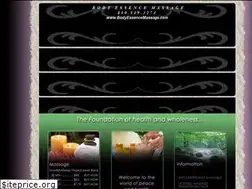 Sites similar to bodyessencemassage.com