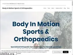Sites similar to bodyinmotionortho.com