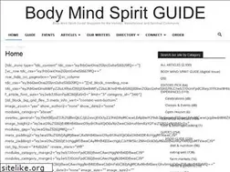 Sites similar to bodymindspiritguide.com