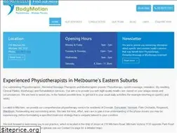 Sites similar to bodymotionphysio.com.au