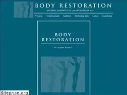Sites similar to bodyrestorationanownersmanual.com
