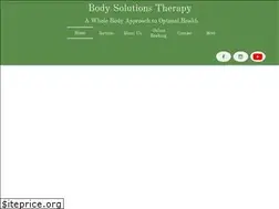 Sites similar to bodysolutionstherapy.com