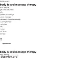 Sites similar to bodysoul.massagetherapy.com