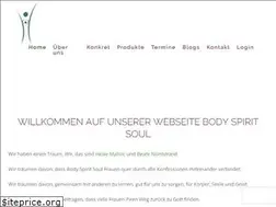 Sites similar to bodyspiritsoul.de