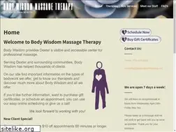 Sites similar to bodywisdommassage.net