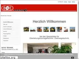 Sites similar to boe-technik.de