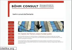 Sites similar to boehm-consult.de