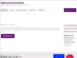 Sites similar to boehmetalbahn.de