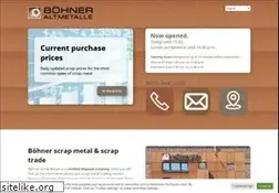 Sites similar to boehner-altmetalle.de