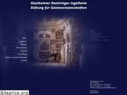 Sites similar to boehringer-geisteswissenschaften.de