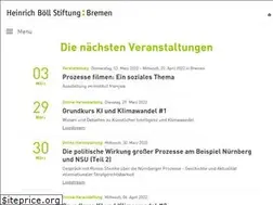 Sites similar to boell-bremen.de