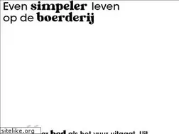 Sites similar to boerenbed.nl