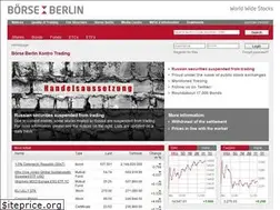 Sites similar to boerse-berlin.com