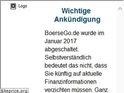 Sites similar to boerse-go.de