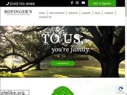 Sites similar to bofingerstreeservice.com