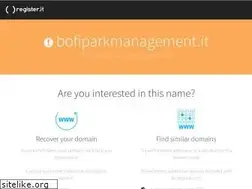 Sites similar to bofiparkmanagement.it