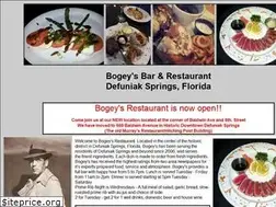 Sites similar to bogeysrestaurant.net