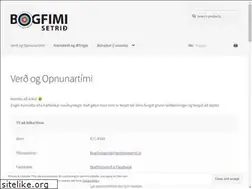 Sites similar to bogfimisetrid.is