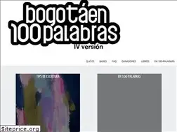 Sites similar to bogotaen100palabras.com