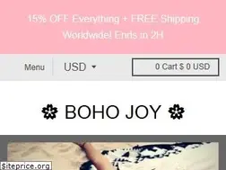 Sites similar to bohojoy.com