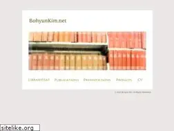 Sites similar to bohyunkim.net