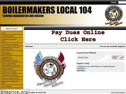 Sites similar to boilermakerslocal104.org