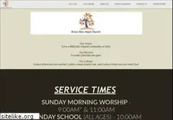 Sites similar to boisenewhope.com