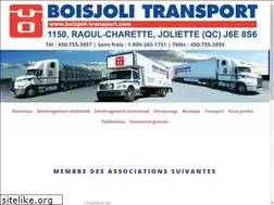 Sites similar to boisjoli-transport.com