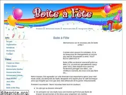 Sites similar to boite-a-fete.com