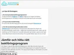 Sites similar to bokforingsprogram24.se