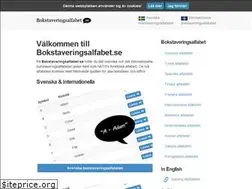 Sites similar to bokstaveringsalfabet.se