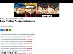 Sites similar to bokunoheroacademiaepisode.com